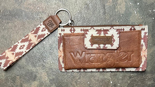 Wrangler Aztec Print Bi - Fold Wallet Wristlet - Boutique Bella BellaWallet