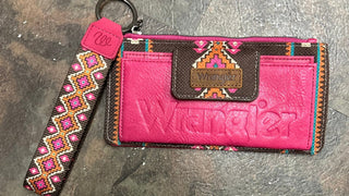 Wrangler Aztec Print Bi - Fold Wallet Wristlet - Boutique Bella BellaWallet