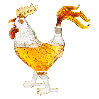 Chicken Whiskey And Wine Decanter Premium Barware Gift Elegant Drinkware Collection