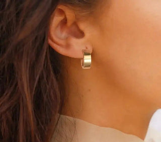 Wyatt Mini Hoop - Boutique Bella BellaEarring