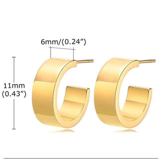 Wyatt Mini Hoop - Boutique Bella BellaEarring