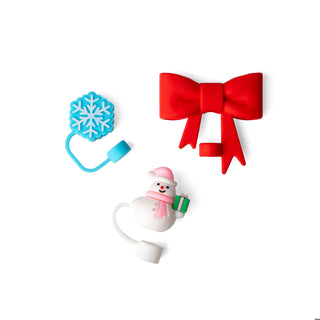 Crush Christmas Sip & Sleigh Straw Topper Set