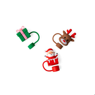 Crush Christmas Sip & Sleigh Straw Topper Set