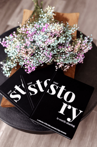 Your Story is Worth Sharing - Coffee Table Journal Keepsake - Boutique Bella BellaBook