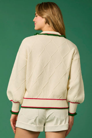 Yuletide Stitch Sweater - Boutique Bella Bellasweater