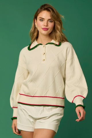 Yuletide Stitch Sweater - Boutique Bella Bellasweater
