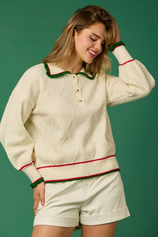 Yuletide Stitch Sweater - Boutique Bella Bellasweater
