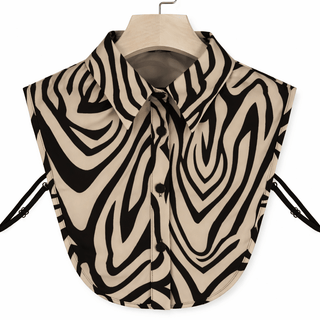 Zebra Print Fake Collar/Dickies - Boutique Bella BellaDickie