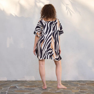 Zebra Printed Halftan - Boutique Bella BellaHalftan