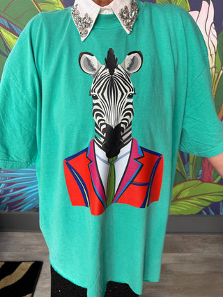 Zebra Wild Graphic Tee - Boutique Bella BellaTEE
