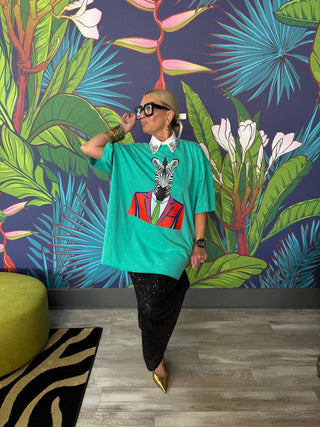 Zebra Wild Graphic Tee - Boutique Bella BellaTEE