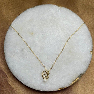 Zodiac Pearl Necklace - Boutique Bella BellaNecklace