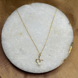 Zodiac Pearl Necklace - Boutique Bella BellaNecklace